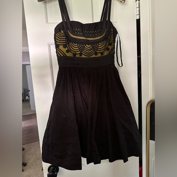 anthro floreat cloaked vista tulle dress - Picture 3 of 4